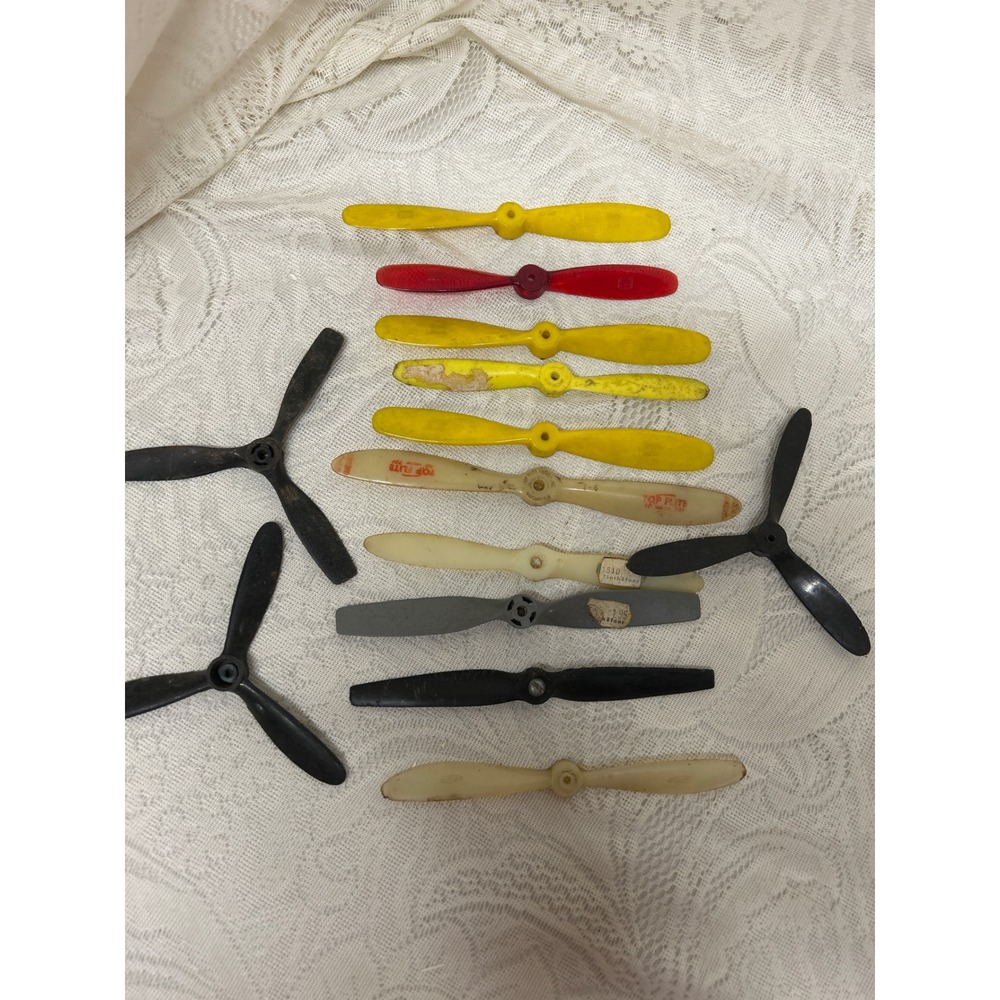 Vintage Top Flite Model Airplane Propellers Mixed Lot 2-Blade 3-Blade 13pcs #10